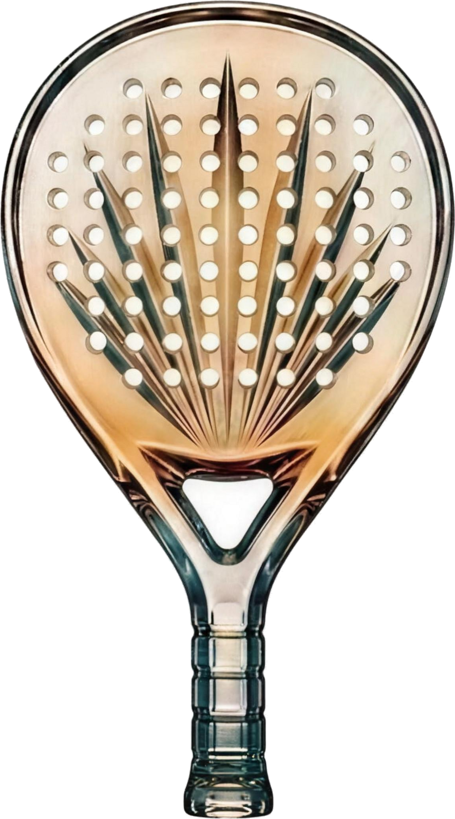 Crystal padel racket